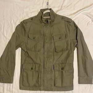 Old Navy Men's Khaki Military Jacket